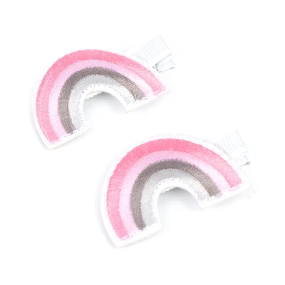 Paparazzi: Follow Your Rainbow - Pink Hair Clips